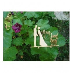 cake topper 02892 en bois pour vos pièces monter