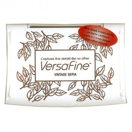 Encre MAT11 tampon versafine couleur Vintage sepia