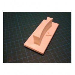 Tampon TSM031 12 x 6 cm manche en abs