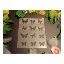 Pochoir papillon P0177 pour vos pages, vos cartes, vos murs