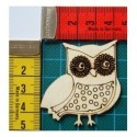 hibou chouette 1604 embellissement en bois pour vos créations