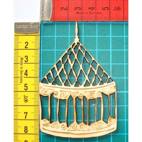 Cage et oiseau 1777 embellissement en bois pour vos créations