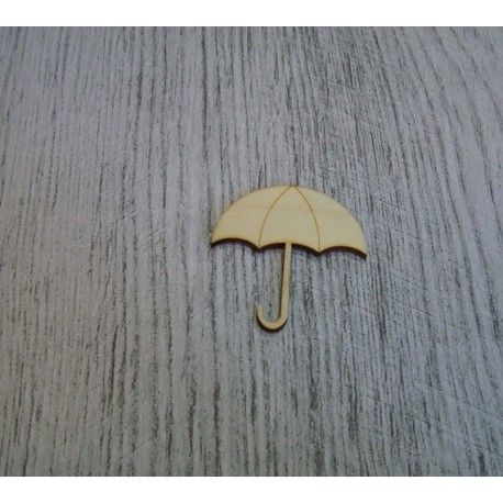 Parapluie 1394 embellissement en bois pour vos créations