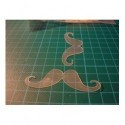 Moustache ba048 pour vous faire beau fond de page