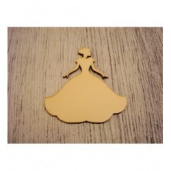 Princesse 1219 embellissement en bois pour vos créations