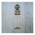 Mannequin 1247 embellissement en bois pour vos créations