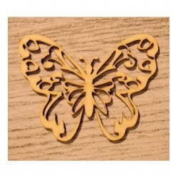 Papillon 1187 embellissement en bois pour vos créations