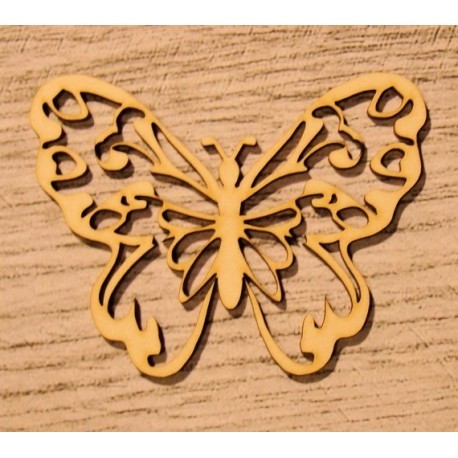 Papillon 1187 embellissement en bois pour vos créations