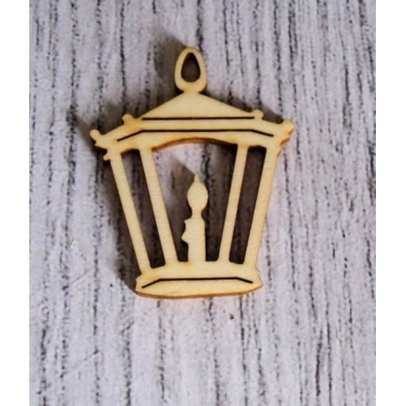 Lanterne 1177 embellissement en bois pour vos créations