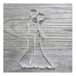 couple 115 de mariés en plexi pour mettre sur vos carte