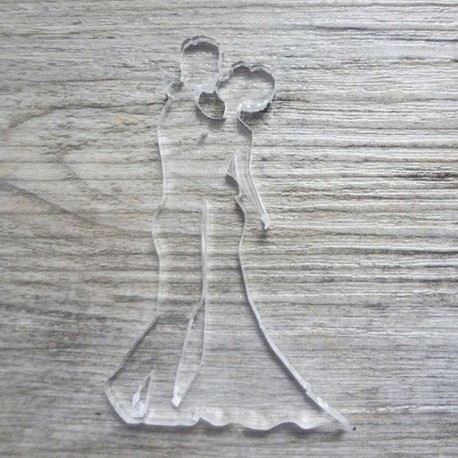 couple 115 de mariés en plexi pour mettre sur vos carte