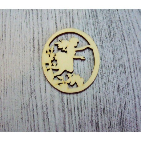 médaille enfant 1136 en bois pour vos créations