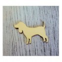 Petit chien 1094 en bois pour vos créations