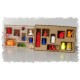 Casier tp0100 de rangement vitrine a acrocher au mur ou pas