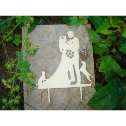 Cake topper mariage avec mes compagnons 02097