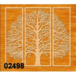 Arbre triptyque 02398 panneau bois collections décoration intérieur