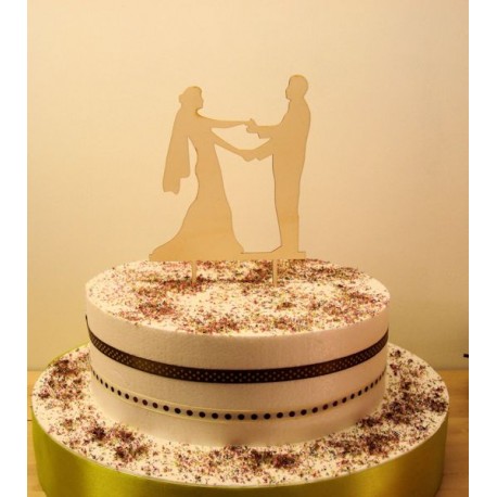 Cake topper 02476 je rajoute le texte de votre choix mariage haut de piece montée