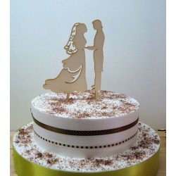 Cake topper 02480 Pour vous monsieur mariage haut de piece montée Anniversaire