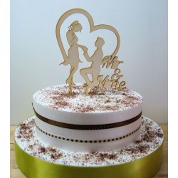 Cake topper 02482 Pour votre mariage haut de piece montée Anniversaire