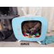 Maison télé chat 02622 lit moderne, meuble pour animaux