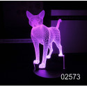 Lampe 3D veilleuse 2573 cadeau modèle sur mesure