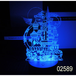 Lampe 3D veilleuse 2589 cadeau modèle sur mesure